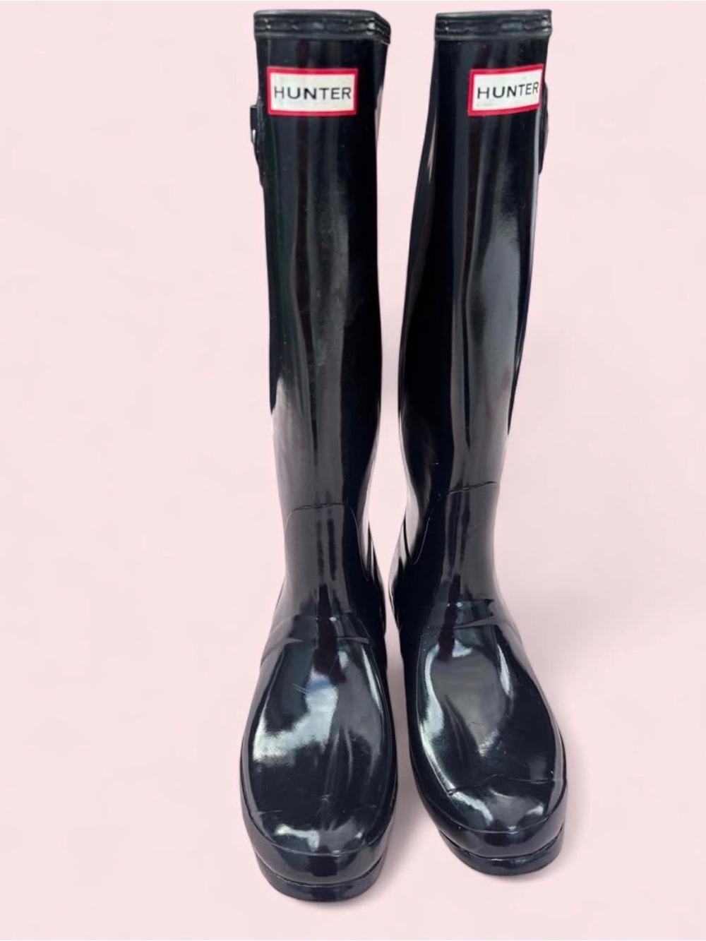Hunter Tall Gloss Black Women's Rain Boots